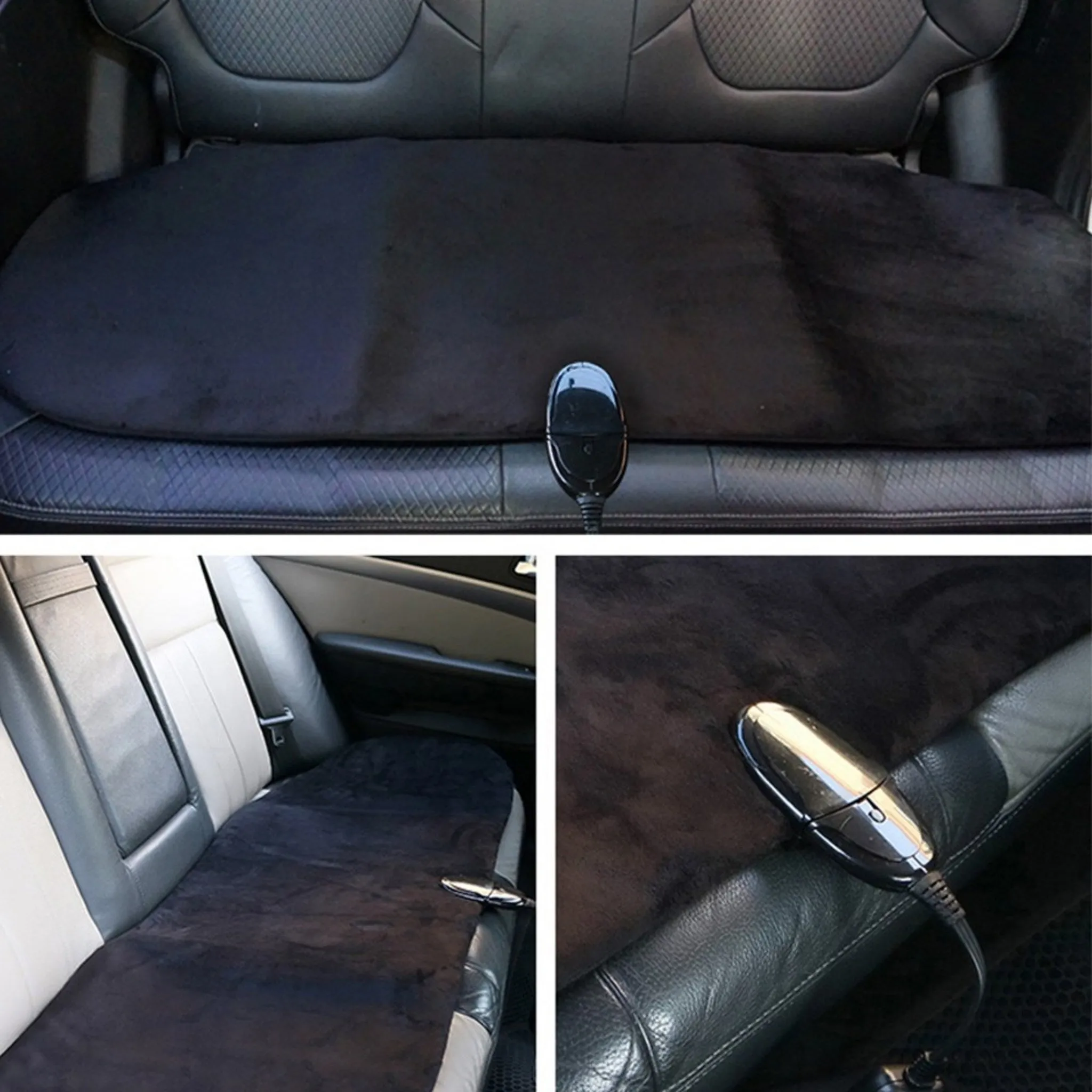 2023 Model Luxury Korean Vehicle Front and Rear Velvet Heated Seat Cushions, 12V Exclusive - 🏆 #55 - Automotive Accessories - Best of December