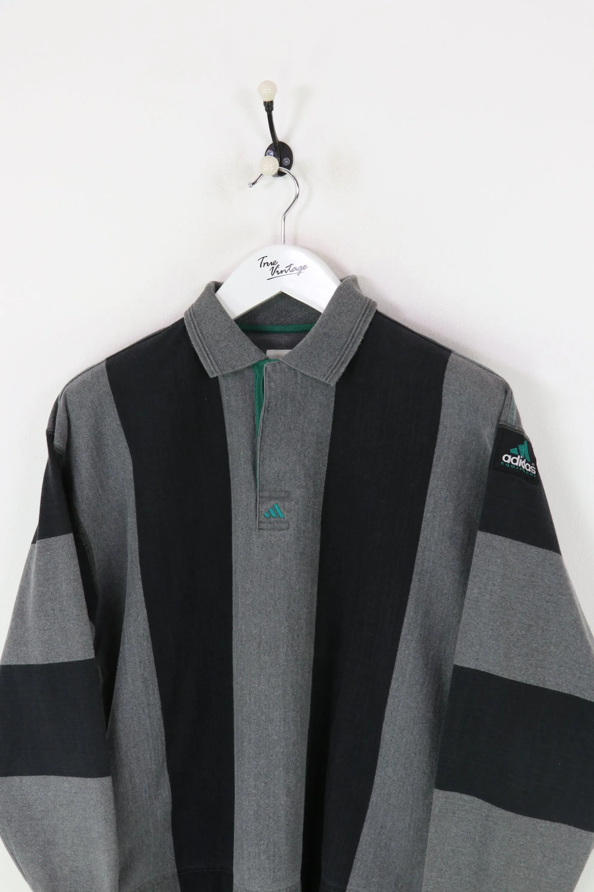 Adidas Equipment Rugby Top Grey/Black Medium
