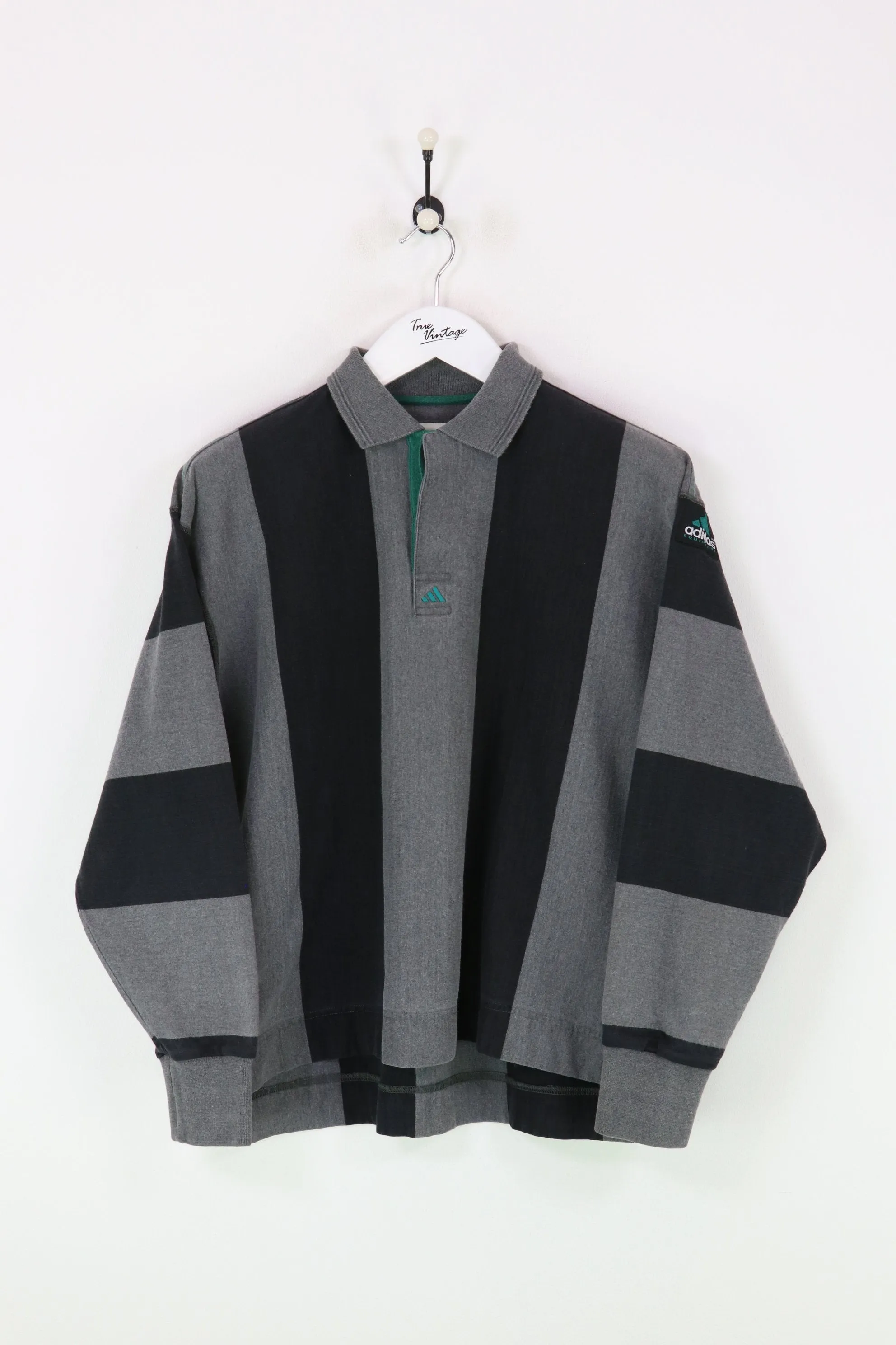 Adidas Equipment Rugby Top Grey/Black Medium