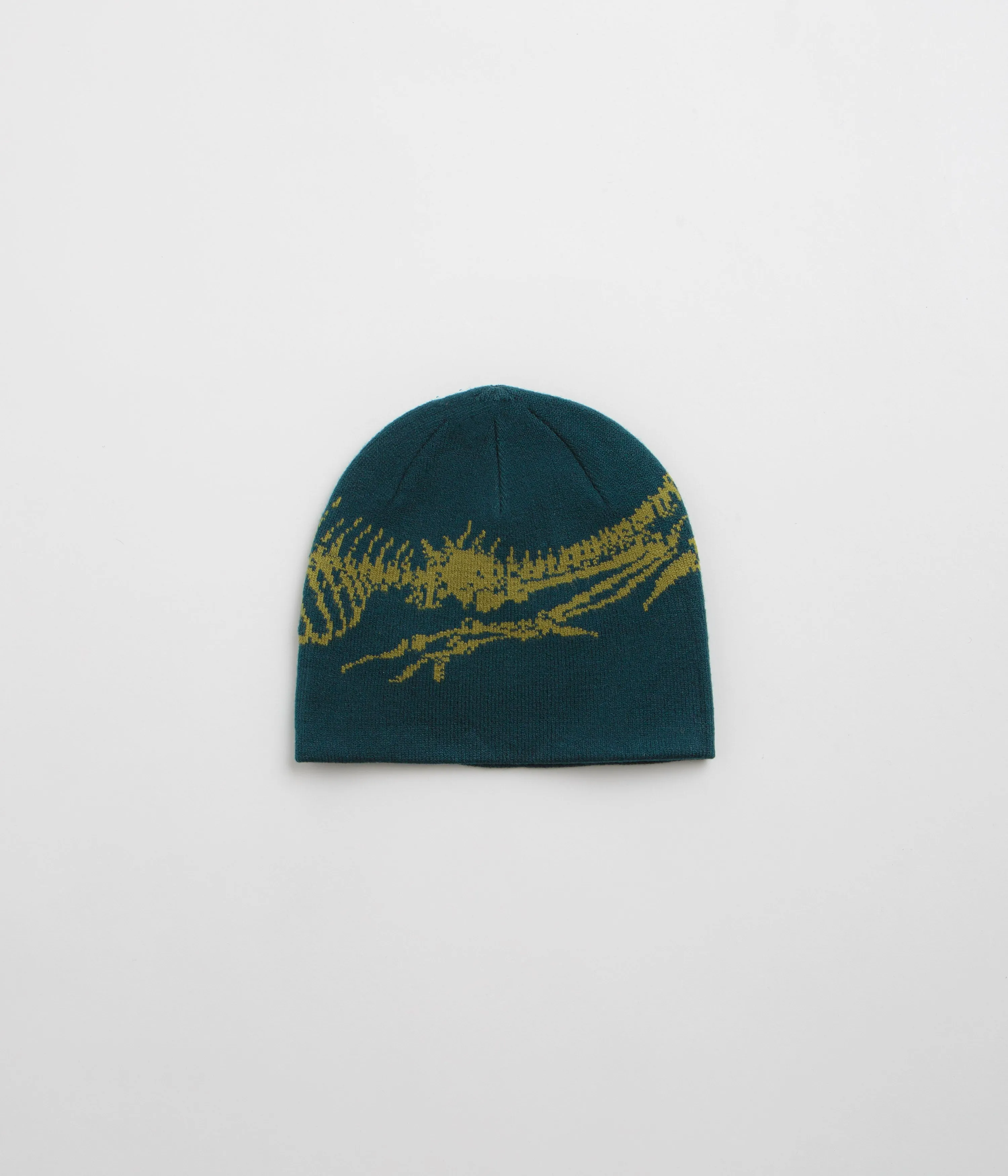 Aries Skeletor Skull Beanie - Petrol