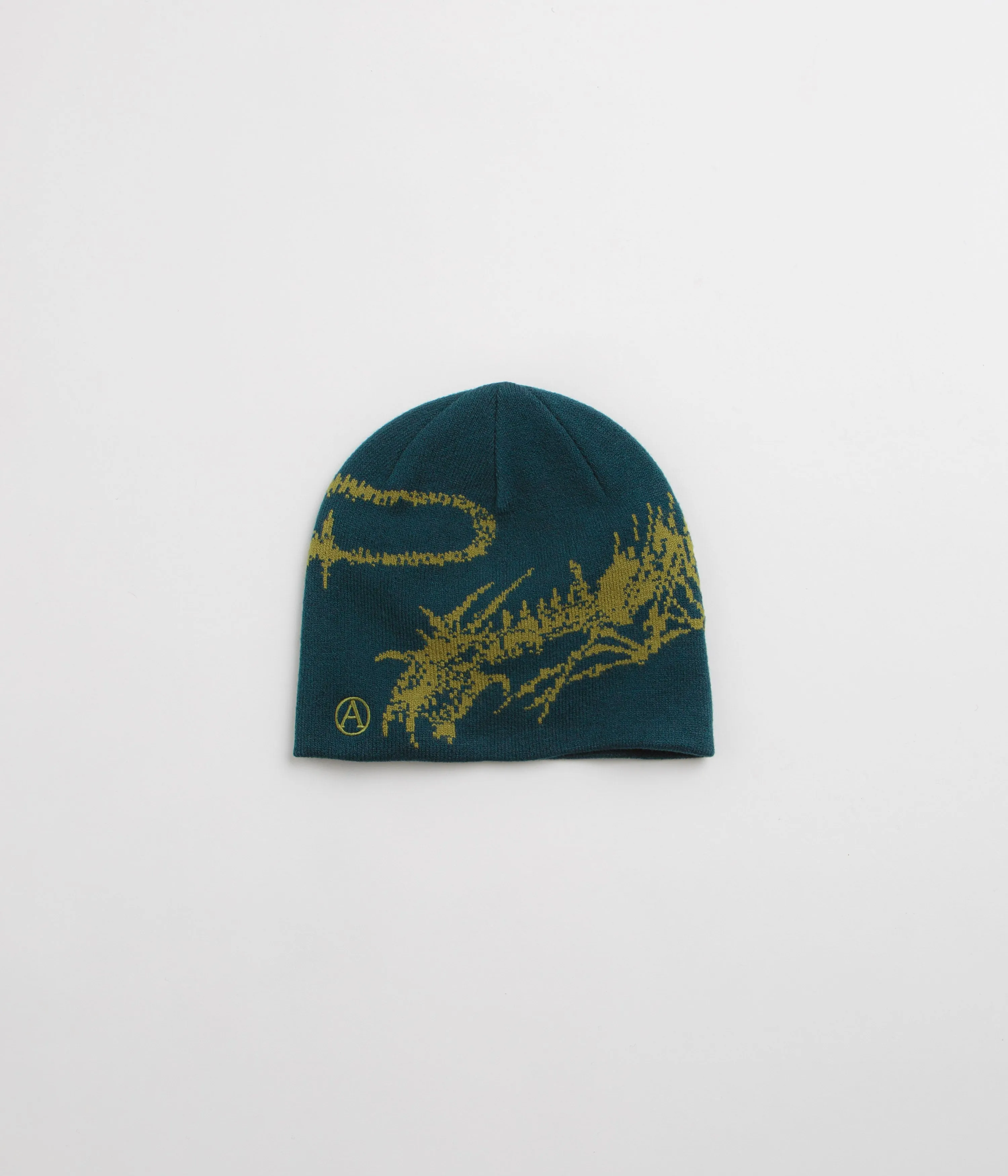 Aries Skeletor Skull Beanie - Petrol