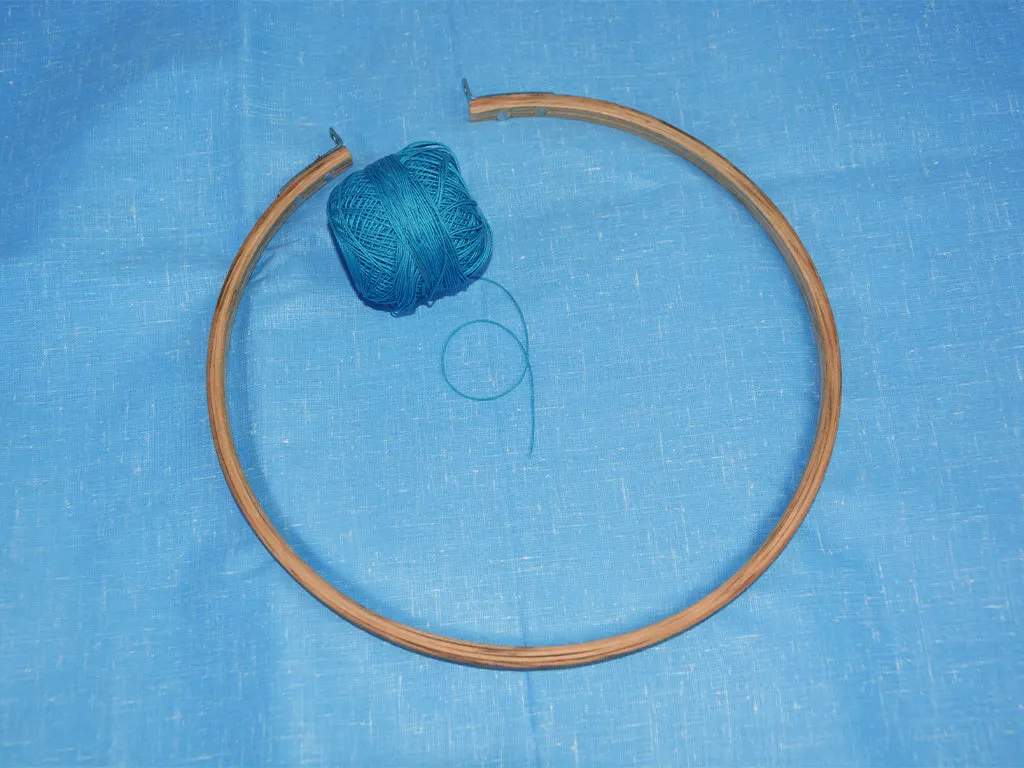 Baby Blue Cotton Linen Shirting Fabric