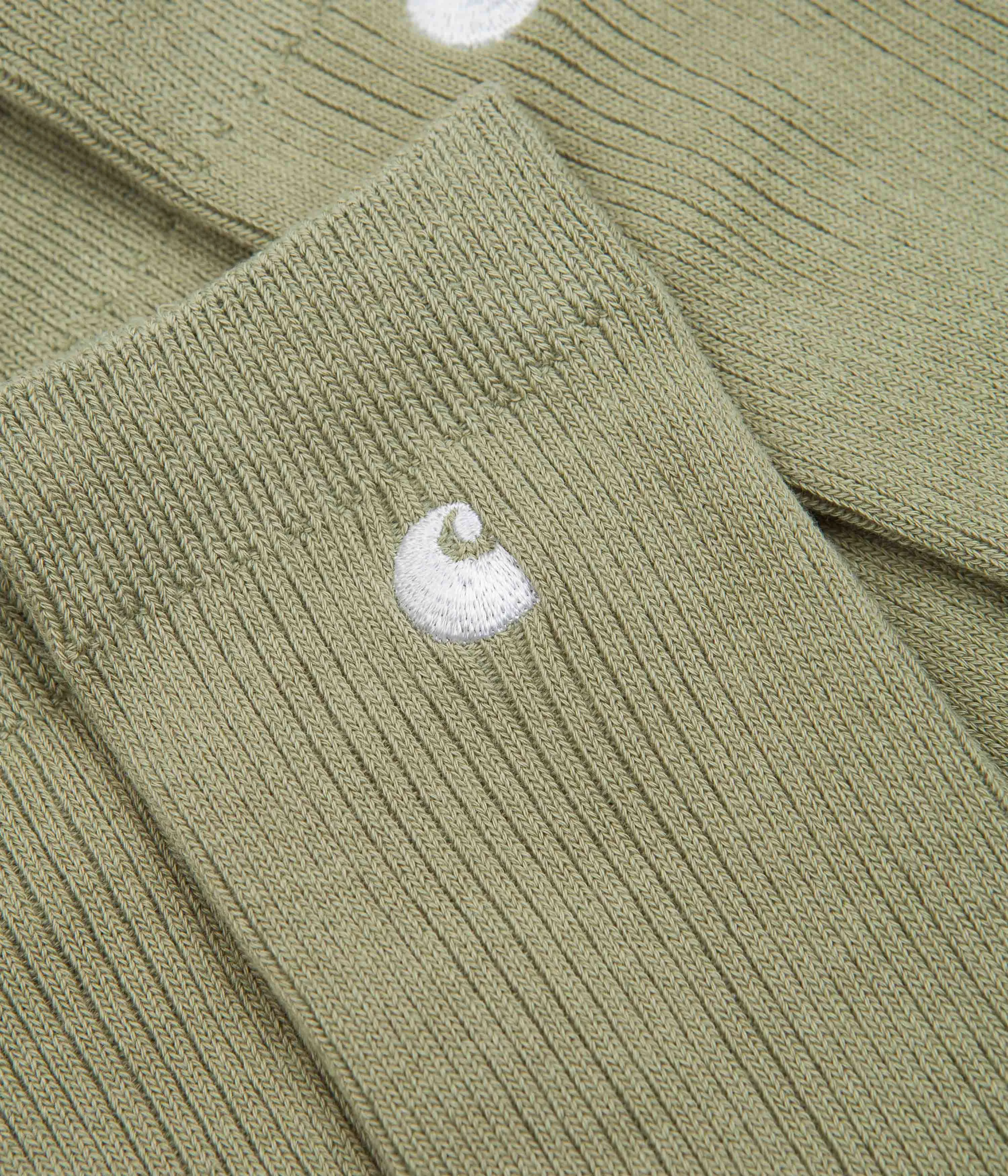 Carhartt Madison Socks (2 Pack) - Yucca / White