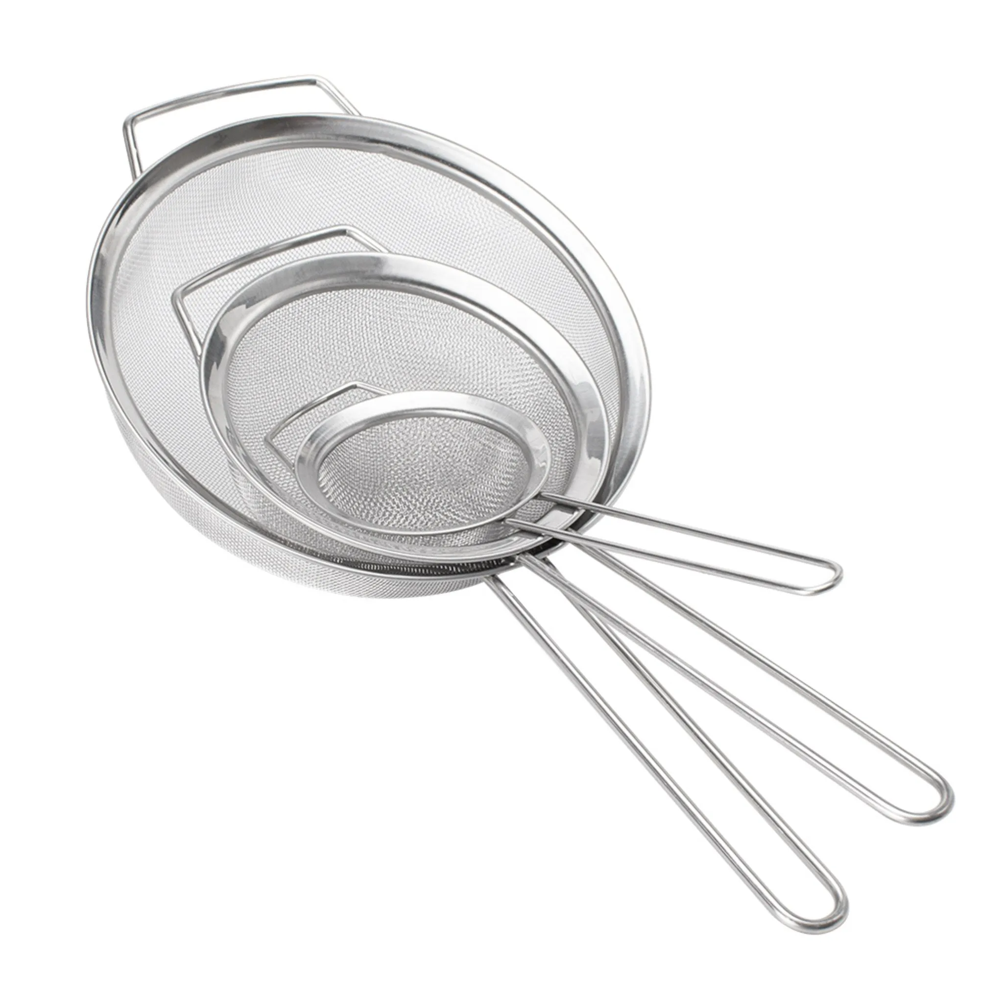 Comet Home Stainless Steel Strainer Set - Skimmer/Colander - 🏆 #52 - Kitchen Essentials - Best of December