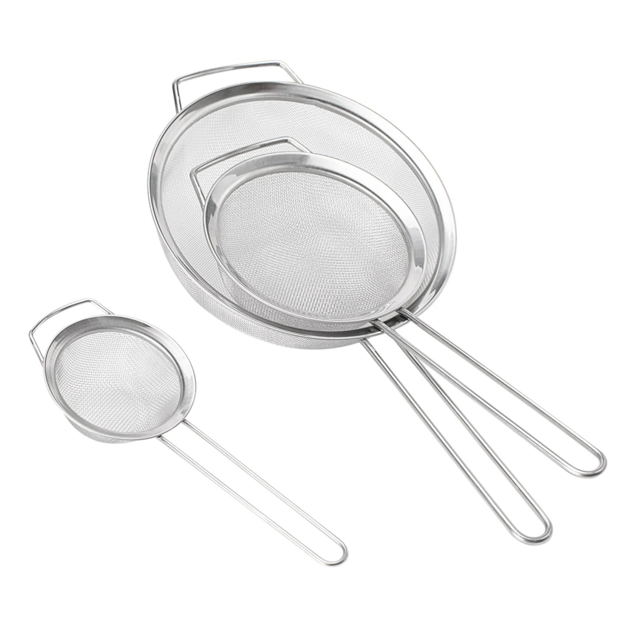Comet Home Stainless Steel Strainer Set - Skimmer/Colander - 🏆 #52 - Kitchen Essentials - Best of December
