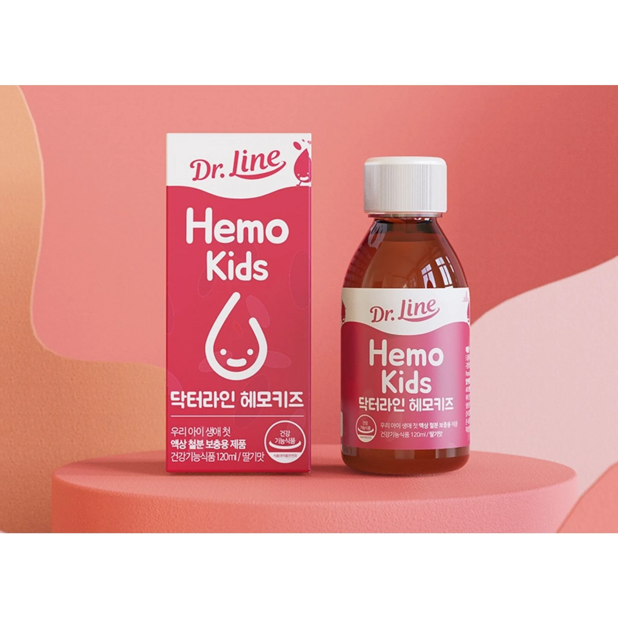 Dr. Line HemoKids Iron Supplement for Children, Strawberry Flavor, 120ml, 1 Unit - 🏆 #79 - Maternity/Baby/Kids - Best of December