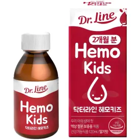 Dr. Line HemoKids Iron Supplement for Children, Strawberry Flavor, 120ml, 1 Unit - 🏆 #79 - Maternity/Baby/Kids - Best of December