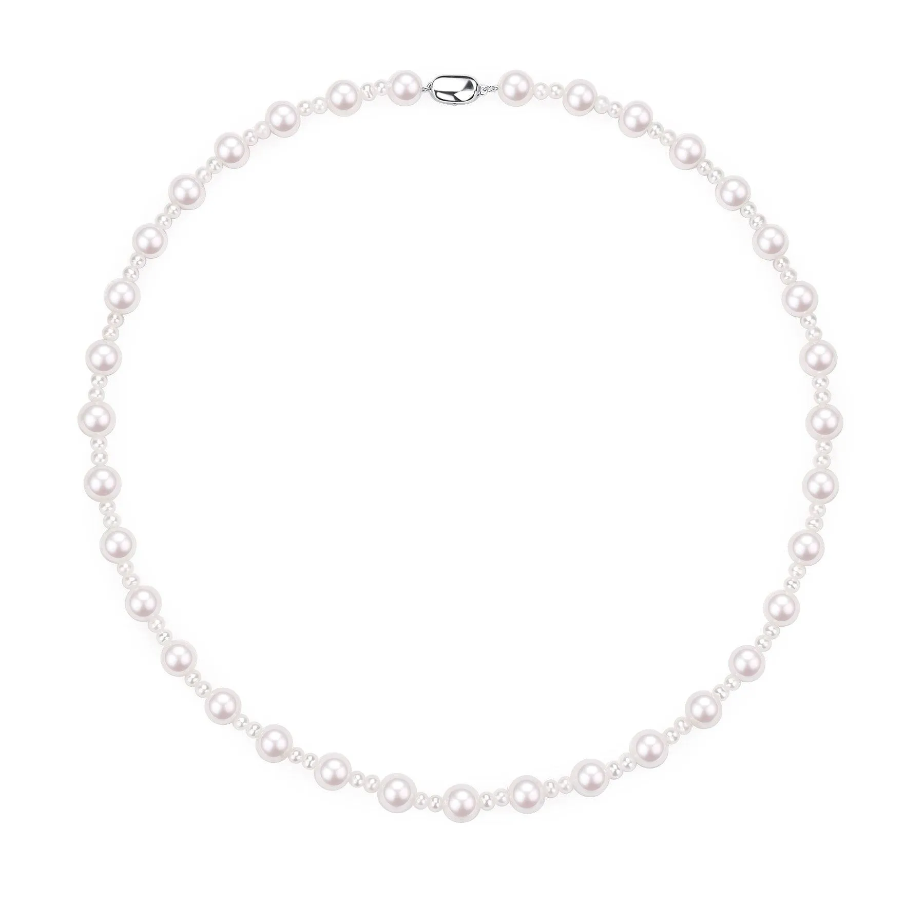 Elegance Freshwater Pearl Beaded Necklace