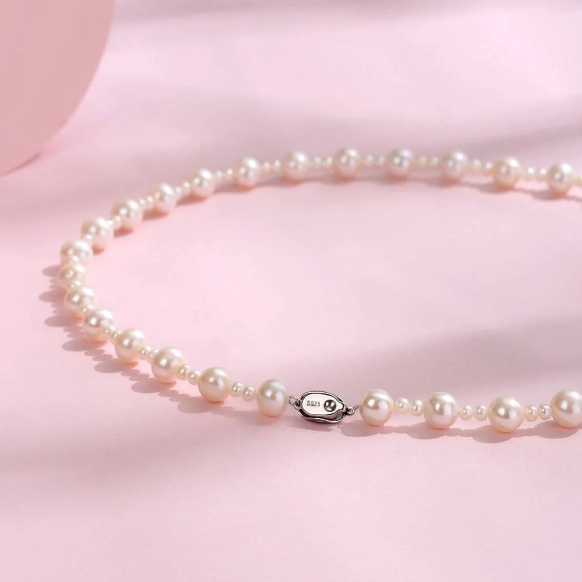 Elegance Freshwater Pearl Beaded Necklace