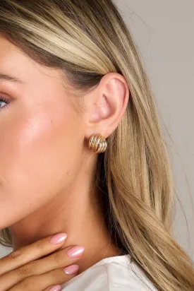 Eternal Elegance Gold Earrings