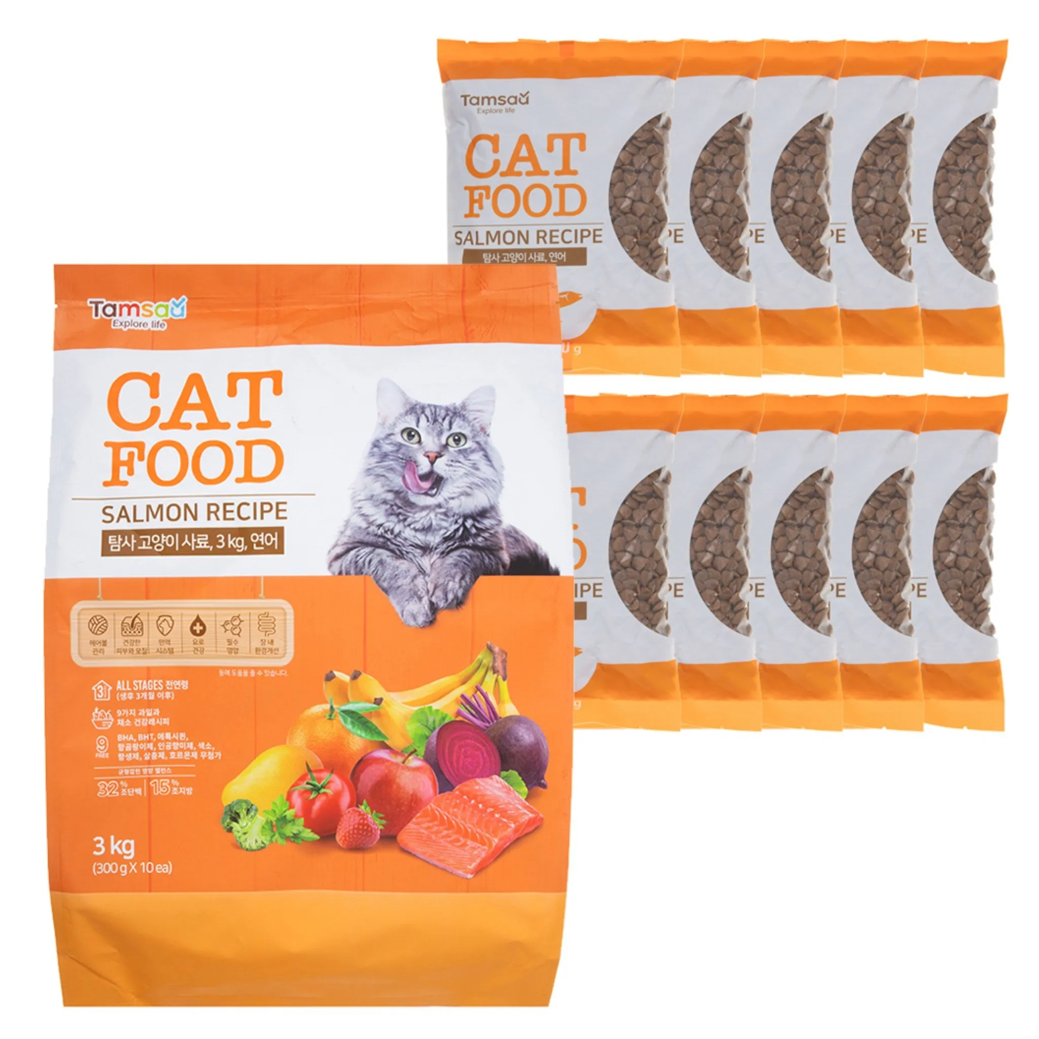 Exploration Cat Food Salmon, 3kg, Dry Food - 🏆 #84 - Pet Supplies - Best of December