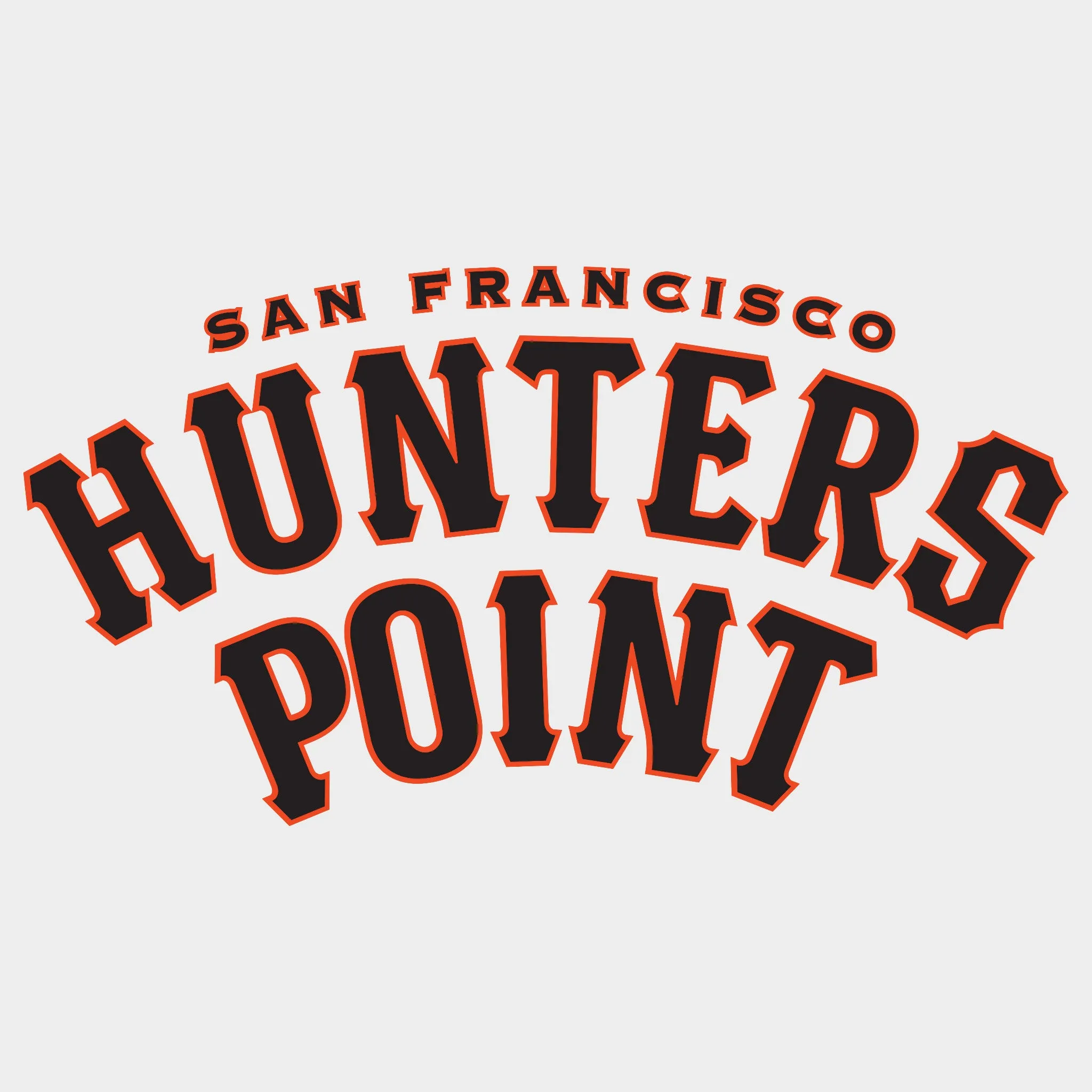 HUNTERS POINT DISTRICT WOMEN'S CREW TEE