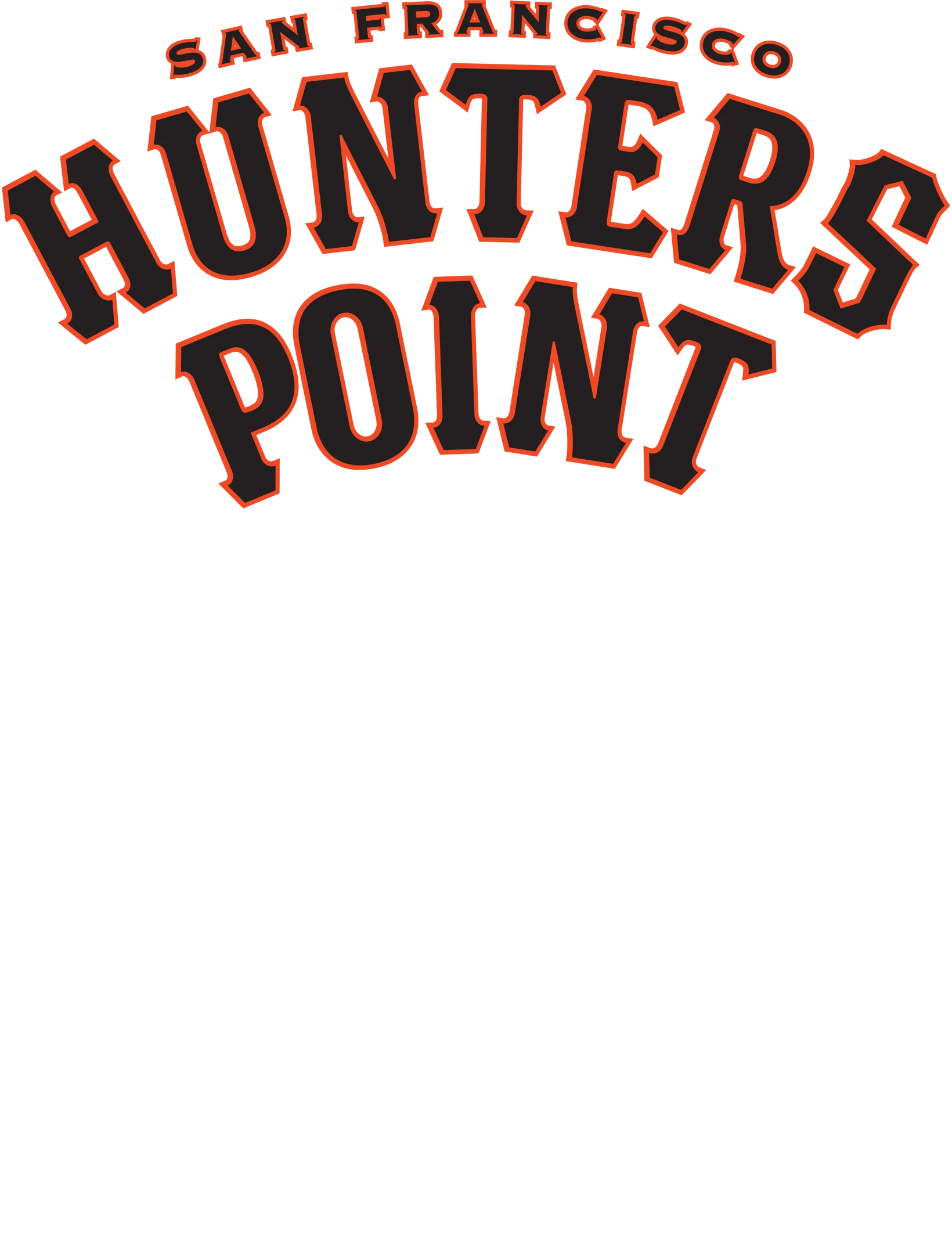 HUNTERS POINT DISTRICT WOMEN'S CREW TEE