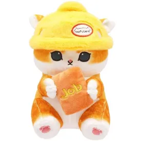 Mofusand Worker Cat Plush 9"