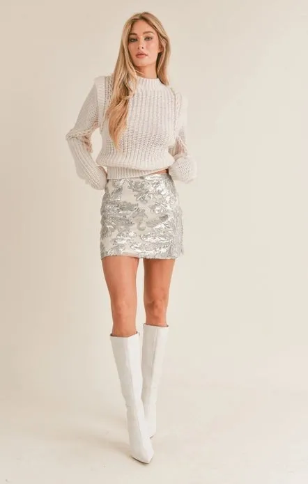 Sage The Label - Aura Sequin Mini Skirt