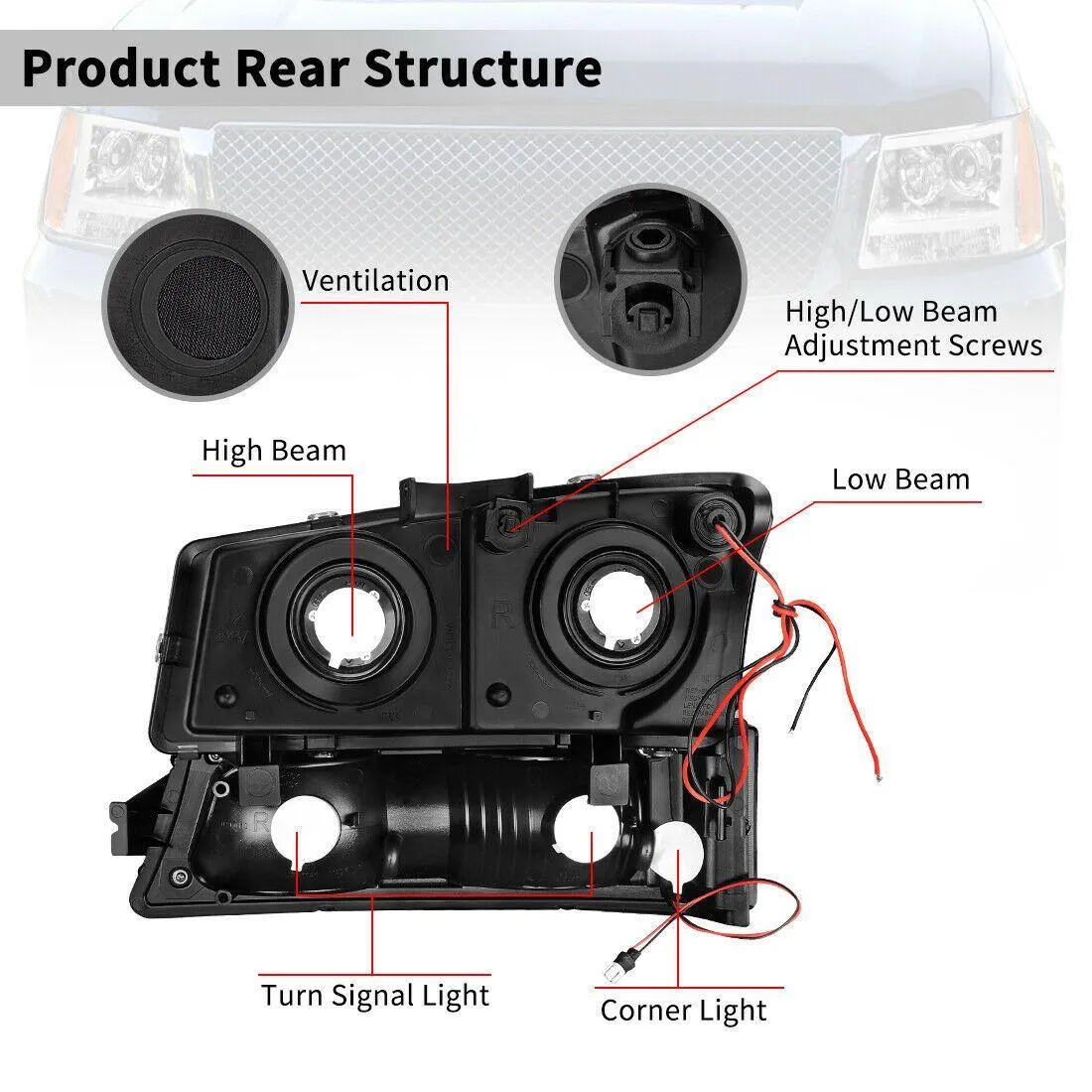YITAMOTOR Reviews 2003-2007 Chevy Silverado Headlights